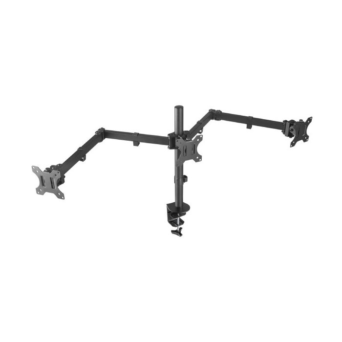 Aisens Soporte de Mesa para 3 Monitores DT27TSR-061, 13-27 pulgadas, Negro